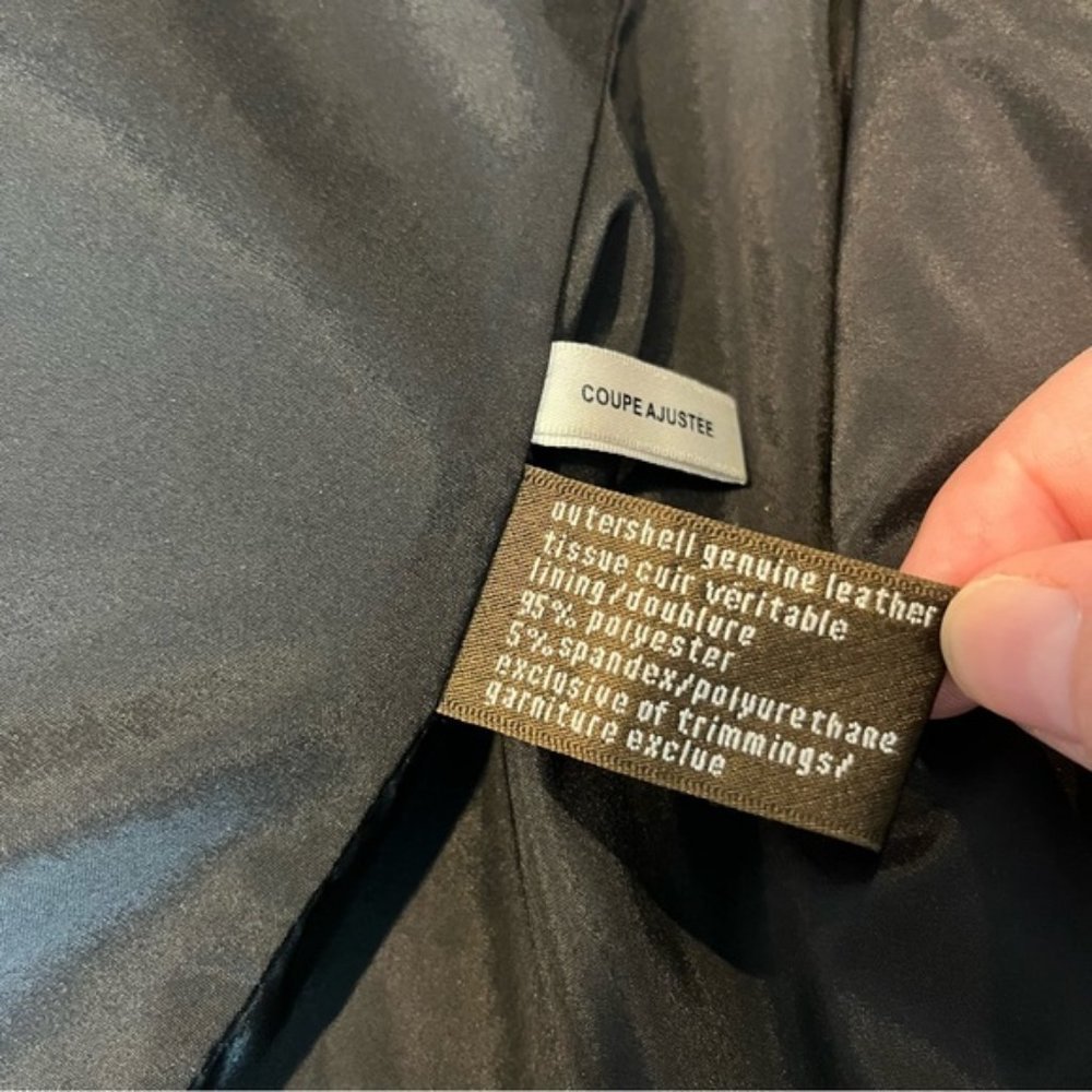 Danier Black Leather Jacket - Picture 10 of 16